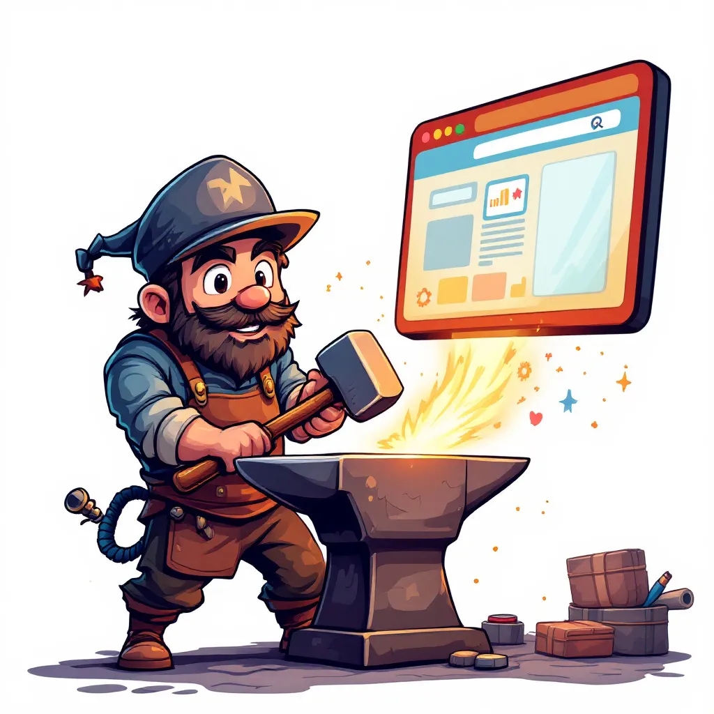 Forged website process