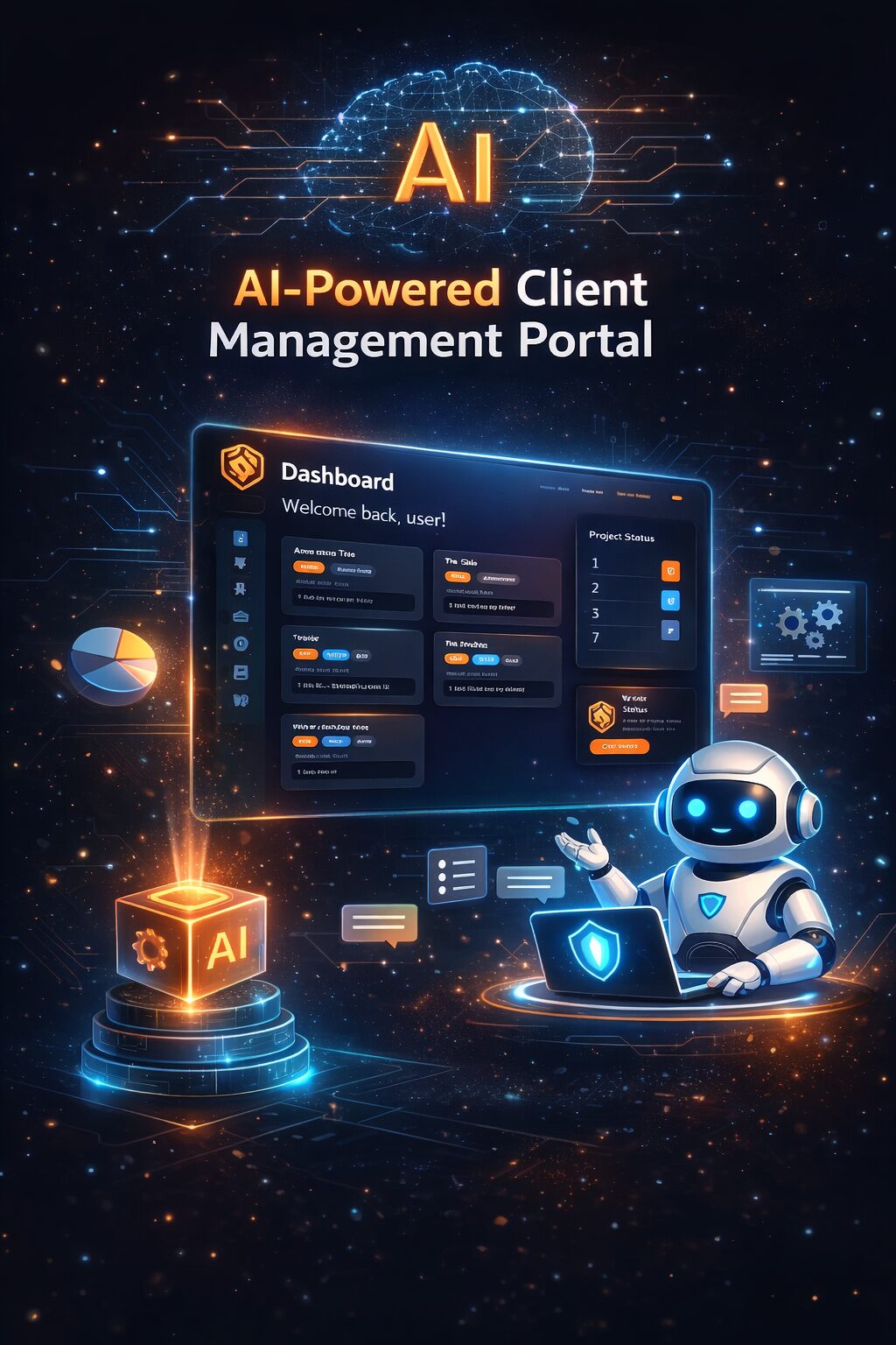 NJWebForge Dash client portal interface